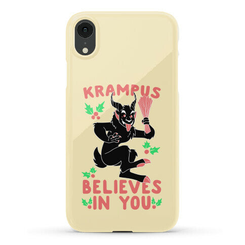 Krampus Believes in You Phone Case